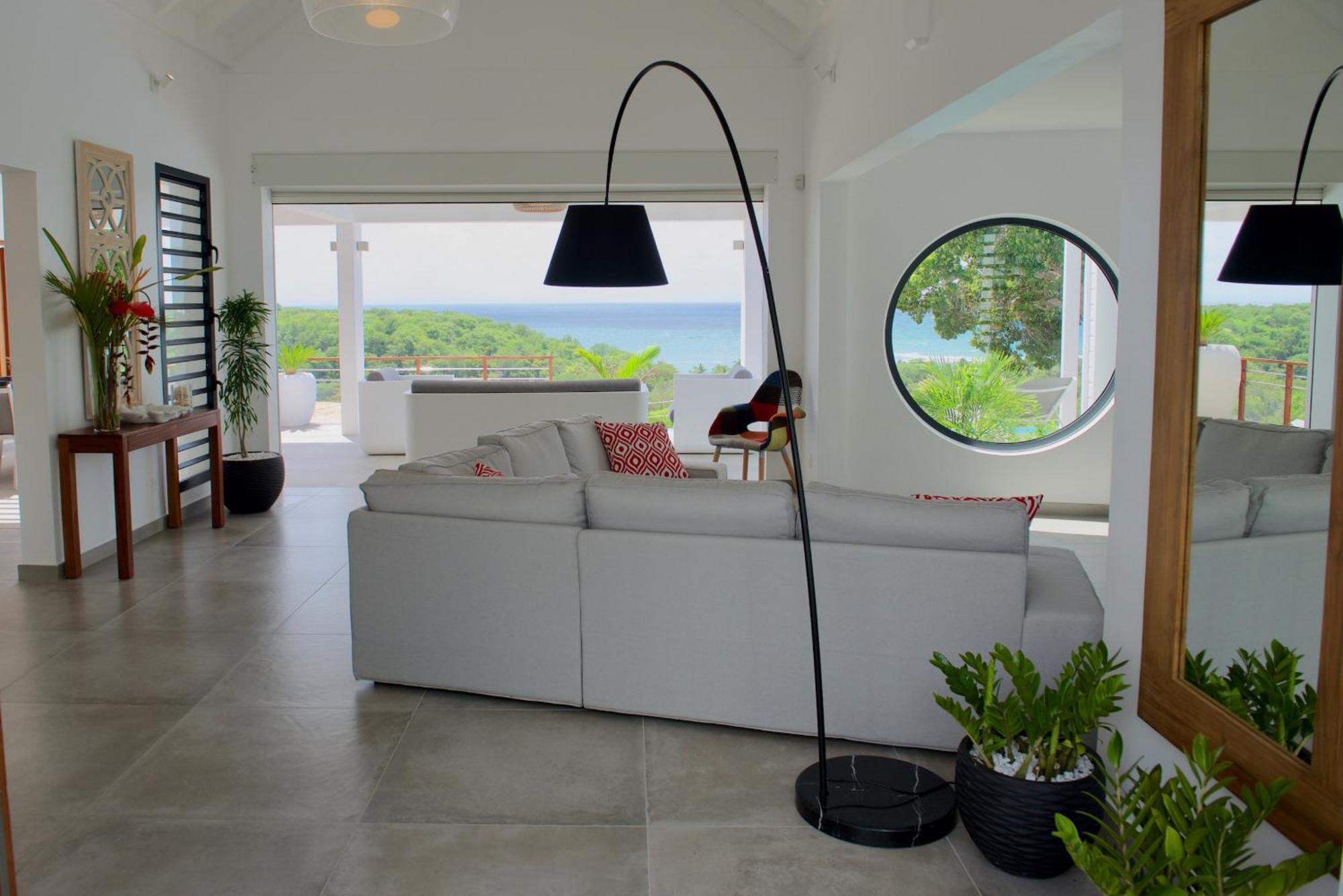 The View - Magnifique Villa Face A La Mer Sainte-Anne  Bagian luar foto